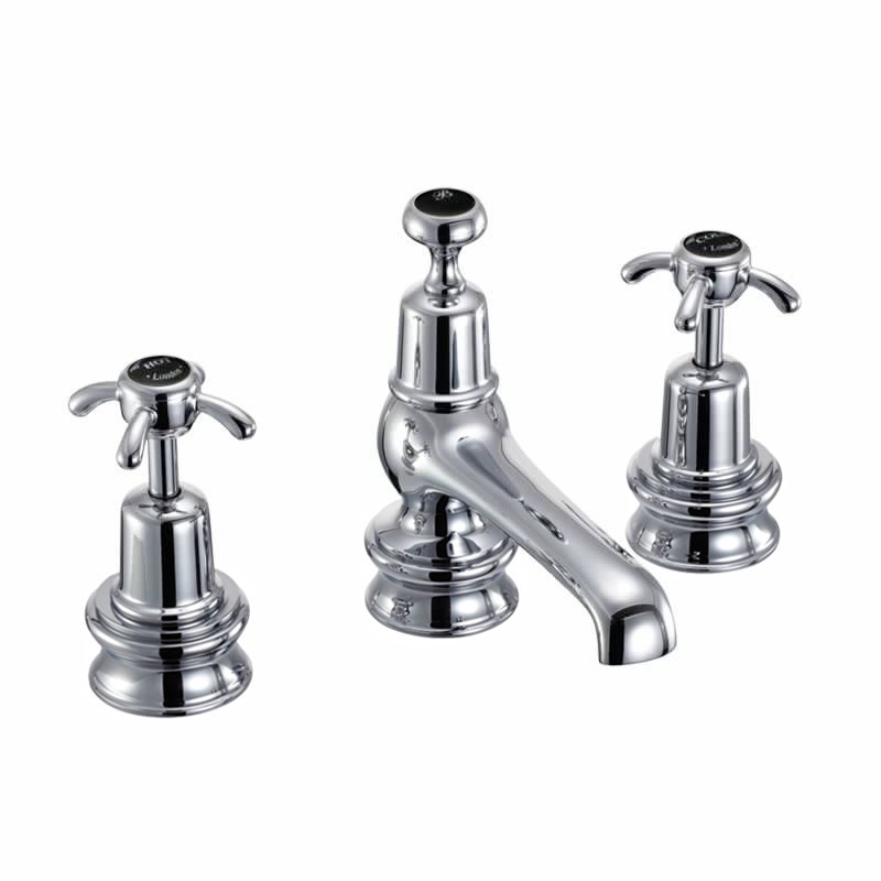 Anglesey Regent 3 tap hole mixer with pop up waste